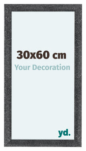 Como MDF Photo Frame 30x60cm Gray Swept Front Size | Yourdecoration.com