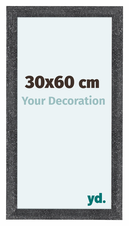 Como MDF Photo Frame 30x60cm Gray Swept Front Size | Yourdecoration.com