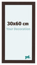 Como MDF Photo Frame 30x60cm Oak Dark Front Size | Yourdecoration.com