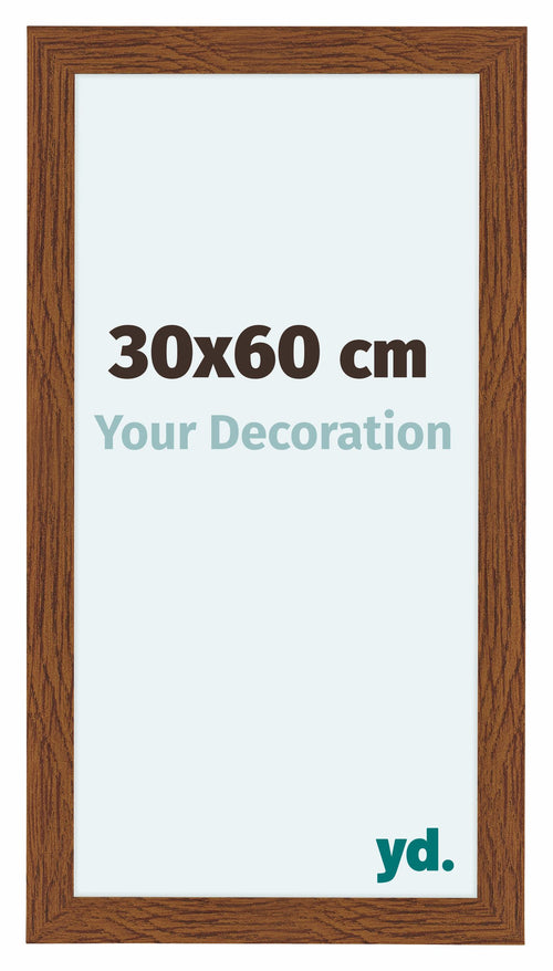 Como MDF Photo Frame 30x60cm Oak Rustic Front Size | Yourdecoration.com