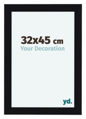 Como MDF Photo Frame 32x45cm Black High Gloss Front Size | Yourdecoration.com