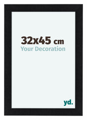 Como MDF Photo Frame 32x45cm Black Matte Front Size | Yourdecoration.com