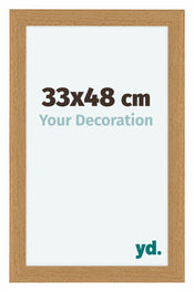 Como MDF Photo Frame 33x48cm Beech Front Size | Yourdecoration.com