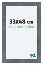 Como MDF Photo Frame 33x48cm Iron Swept Front Size | Yourdecoration.com