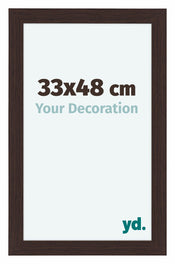 Como MDF Photo Frame 33x48cm Oak Dark Front Size | Yourdecoration.com