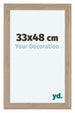 Como MDF Photo Frame 33x48cm Oak Light Front Size | Yourdecoration.com