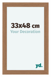 Como MDF Photo Frame 33x48cm Walnutt Light Front Size | Yourdecoration.com