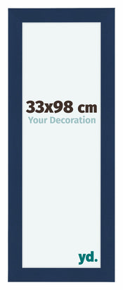 Como MDF Photo Frame 33x98cm Dark Blue Swept Front Size | Yourdecoration.com