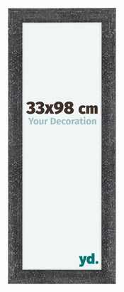 Como MDF Photo Frame 33x98cm Gray Swept Front Size | Yourdecoration.com