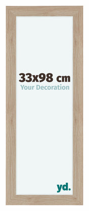 Como MDF Photo Frame 33x98cm Oak Light Front Size | Yourdecoration.com