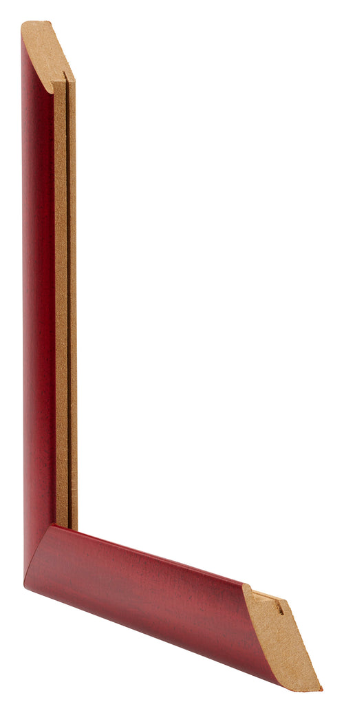 Como MDF Photo Frame 33x98cm Wine Red Swept Intersection | Yourdecoration.com