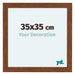 Como MDF Photo Frame 35x35cm Oak Rustic Front Size | Yourdecoration.com