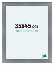 Como MDF Photo Frame 35x45cm Aluminium Brushed Front Size | Yourdecoration.com