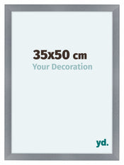 Como MDF Photo Frame 35x50cm Aluminium Brushed Front Size | Yourdecoration.com