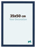 Como MDF Photo Frame 35x50cm Dark Blue Swept Front Size | Yourdecoration.com