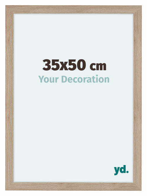 Como MDF Photo Frame 35x50cm Oak Light Front Size | Yourdecoration.com