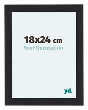 Como MDF Photo Frame 36x48cm Black Woodgrain Front Size | Yourdecoration.com