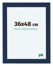 Como MDF Photo Frame 36x48cm Dark Blue Swept Front Size | Yourdecoration.com