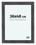 Como MDF Photo Frame 36x48cm Gray Swept Front Size | Yourdecoration.com