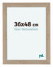 Como MDF Photo Frame 36x48cm Oak Light Front Size | Yourdecoration.com