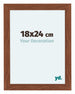 Como MDF Photo Frame 36x48cm Walnut Front Size | Yourdecoration.com