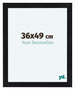 Como MDF Photo Frame 36x49cm Black Matte Front Size | Yourdecoration.com