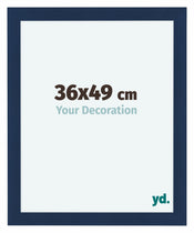Como MDF Photo Frame 36x49cm Dark Blue Swept Front Size | Yourdecoration.com