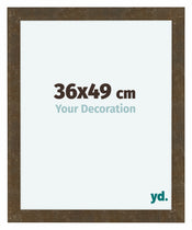 Como MDF Photo Frame 36x49cm Gold Antique Front Size | Yourdecoration.com