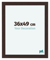 Como MDF Photo Frame 36x49cm Oak Dark Front Size | Yourdecoration.com