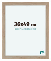 Como MDF Photo Frame 36x49cm Oak Light Front Size | Yourdecoration.com