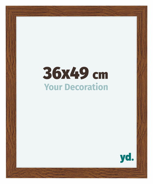 Como MDF Photo Frame 36x49cm Oak Rustic Front Size | Yourdecoration.com