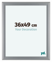 Como MDF Photo Frame 36x49cm Silver Matte Front Size | Yourdecoration.com
