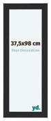 Como MDF Photo Frame 37 5x98cm Black Woodgrain Front Size | Yourdecoration.com