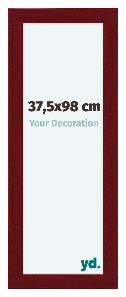 Como MDF Photo Frame 37 5x98cm Wine Red Swept Front Size | Yourdecoration.com