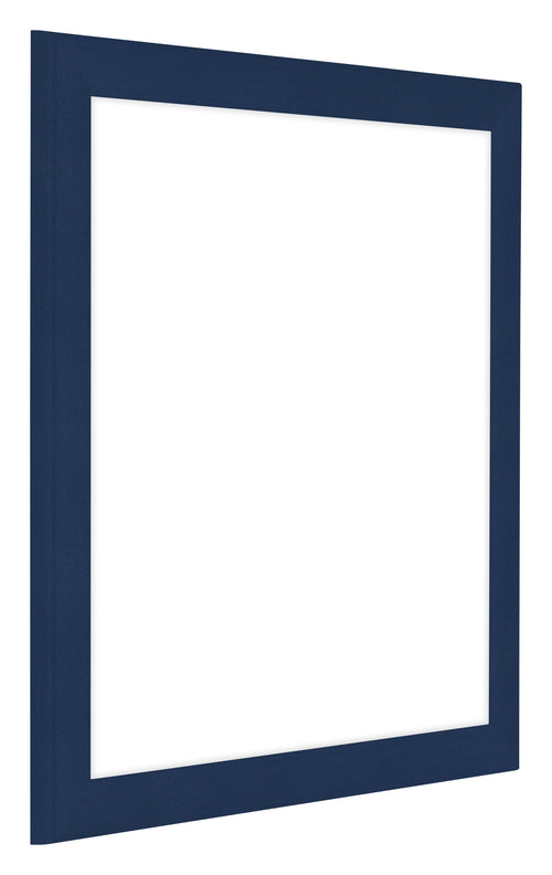 Como MDF Photo Frame 40x40cm Dark Blue Swept Front Oblique | Yourdecoration.com