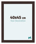 Como MDF Photo Frame 40x45cm Oak Dark Front Size | Yourdecoration.com