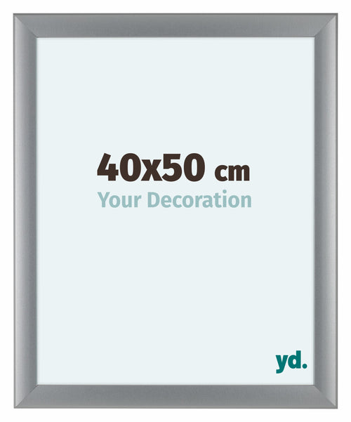 Como MDF Photo Frame 40x50cm Silver Matte Front Size | Yourdecoration.com