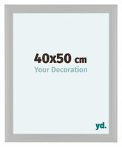 Como MDF Photo Frame 40x50cm White Woodgrain Front Size | Yourdecoration.com