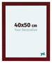 Como MDF Photo Frame 40x50cm Wine Red Swept Front Size | Yourdecoration.com