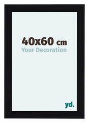 Como MDF Photo Frame 40x60cm Black High Gloss Front Size | Yourdecoration.com