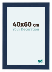 Como MDF Photo Frame 40x60cm Dark Blue Swept Front Size | Yourdecoration.com