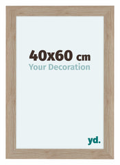 Como MDF Photo Frame 40x60cm Oak Light Front Size | Yourdecoration.com