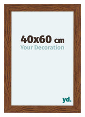 Como MDF Photo Frame 40x60cm Oak Rustic Front Size | Yourdecoration.com