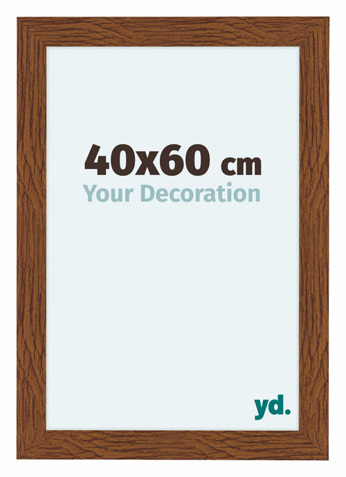 Como MDF Photo Frame 40x60cm Oak Rustic Front Size | Yourdecoration.com