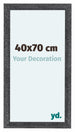 Como MDF Photo Frame 40x70cm Gray Swept Front Size | Yourdecoration.com