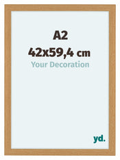 Como MDF Photo Frame 42x59 4cm A2 Beech Front Size | Yourdecoration.com