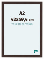 Como MDF Photo Frame 42x59 4cm A2 Oak Dark Front Size | Yourdecoration.com