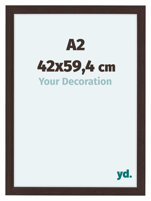 Como MDF Photo Frame 42x59 4cm A2 Oak Dark Front Size | Yourdecoration.com