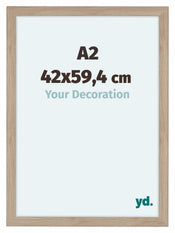 Como MDF Photo Frame 42x59 4cm A2 Oak Light Front Size | Yourdecoration.com