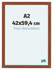 Como MDF Photo Frame 42x59 4cm A2 Walnut Front Size | Yourdecoration.com